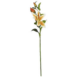 Flower-Power Kunstblume, Stargazerlilie, orange