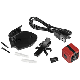 EASYMAXX Mini-Kamera, rot/schwarz, Betriebsart: