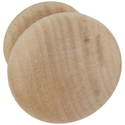 HETTICH Möbelknopf, rund, Ø 34 x 28 mm, buchefarben