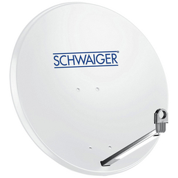 SCHWAIGER Offset Antenne, max. 38,5 db, Hellgrau