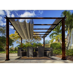 PARAGON OUTDOOR Pavillon »Florida«, quadratisch, BxT: 350 x 350 cm