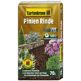 Gartenkrone Pinienrinde, 70 l, braun