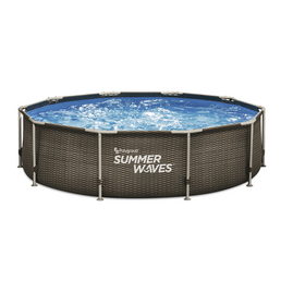 SUMMER WAVES® Pool »Active«, braun, ØxH: 305 x 76 cm