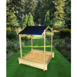 PROMADINO Sandkasten »Peter Pan«, BxL: 100 x 99,5 cm, Kiefernholz natur