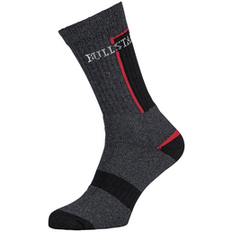 BULLSTAR Socke, 43-46, Grau | Rot