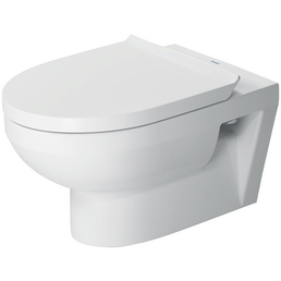 DURAVIT Wand-WC-Komplettset »DuraStyle Basic rimless«, Tiefspüler, weiß, spülrandlos