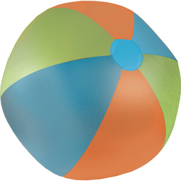 HAPPY PEOPLE Wasserball »Jumbo«, mehrfarbig, Kunststoff, Ø 85