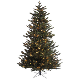 BLACK BOX TREES Weihnachtsbaum »BB Naturals lit«, baumförmig, ø: 137 cm, grün