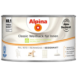 alpina Weißlack »Classic«, seidenmatt